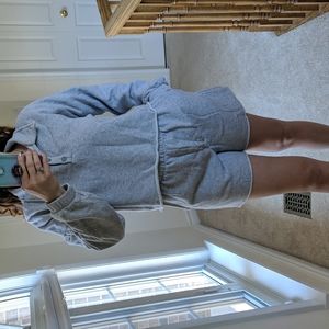 Aerie cropped sweatshirt highwaist short set